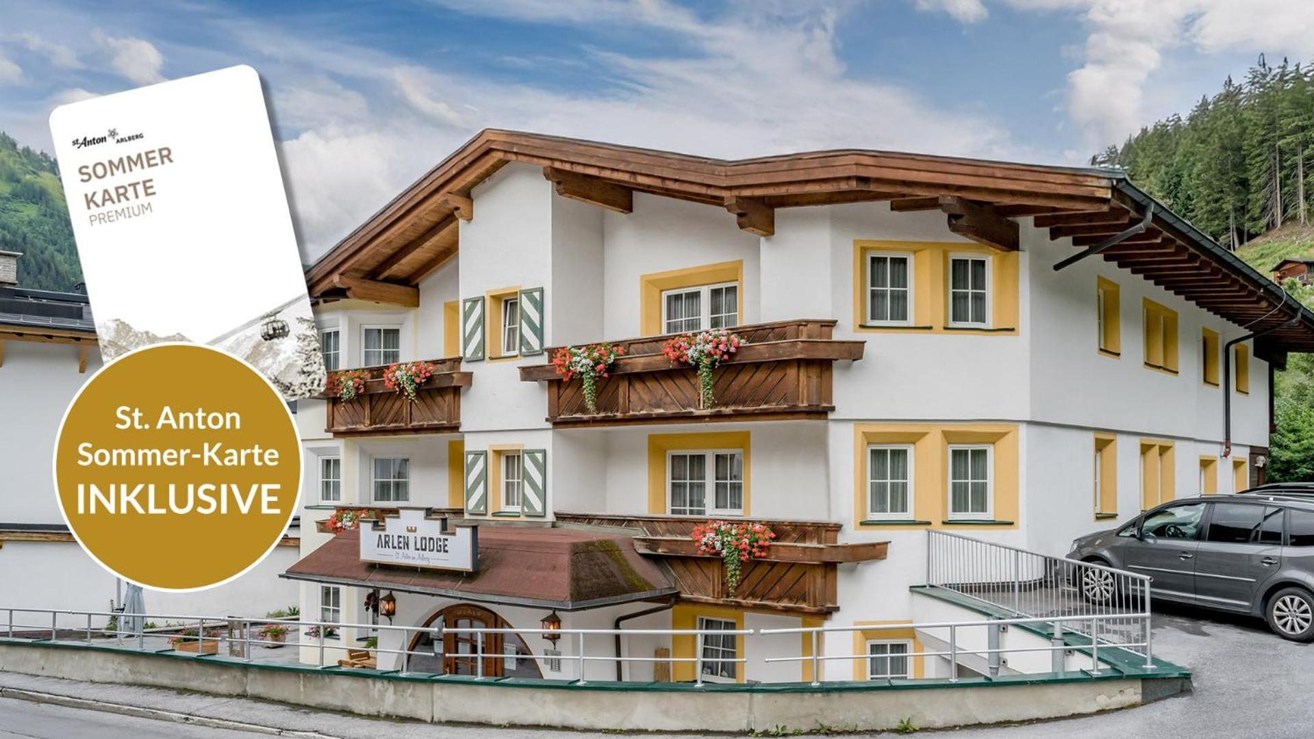 Arlen Lodge Hotel Inkl Premium Karte Im Sommer Sankt Anton am Arlberg Exterior foto